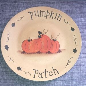 Fall Decor, Wooden plate ,